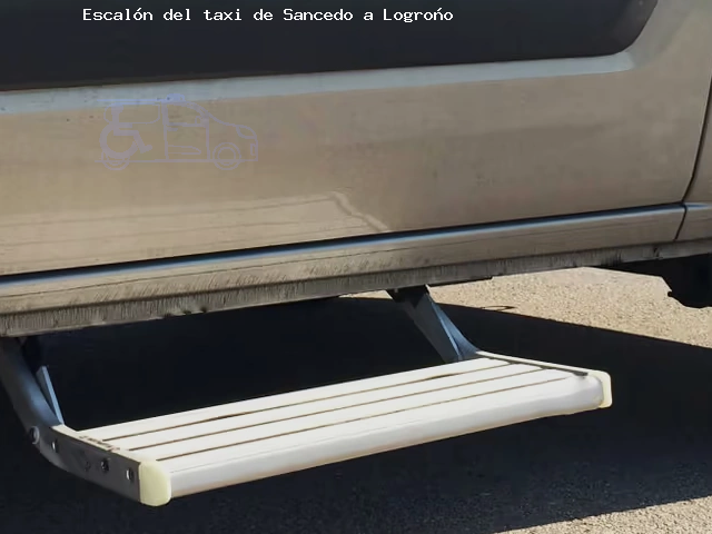 Escalón del taxi de  a Logroño