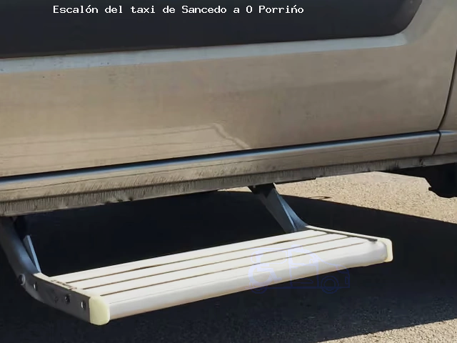 Escalón del taxi de  a O Porriño