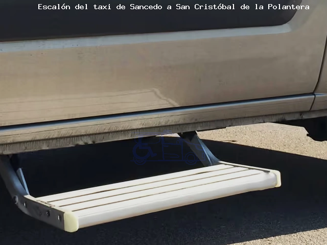 Taxi con escalón de Sancedo a San Cristóbal de la Polantera