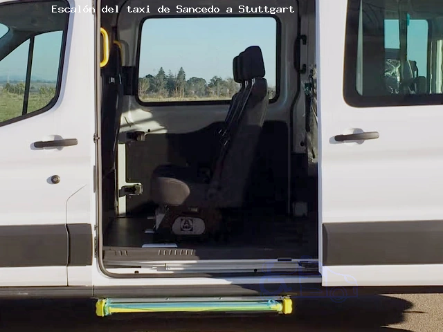 Escalón del taxi de  a Stuttgart