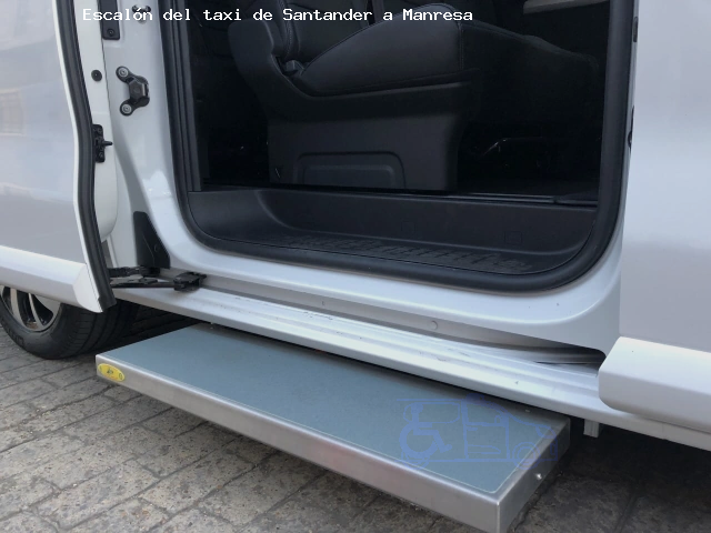 Escalón del taxi de  a Manresa