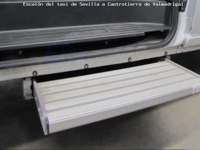 Escalón del taxi de  a Castrotierra de Valmadrigal