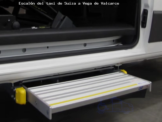 Taxi con escalón de Suiza a Vega de Valcarce