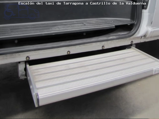 Escalón del taxi de  a Castrillo de la Valduerna