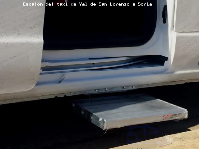 Escalón del taxi de  a Soria