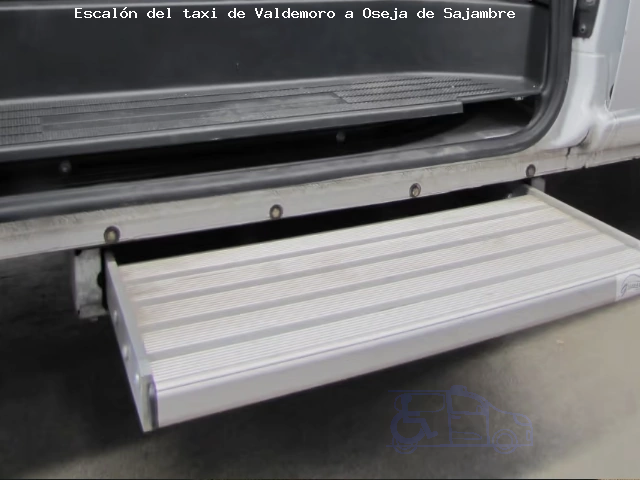 Taxi con escalón ruta Valdemoro Oseja de Sajambre