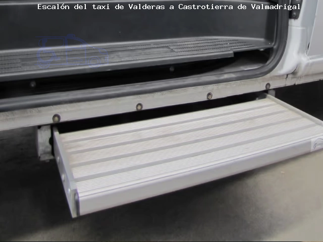 Escalón del taxi de  a Castrotierra de Valmadrigal