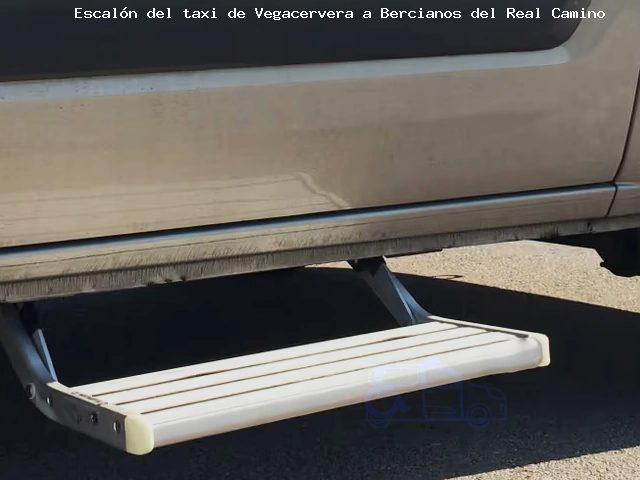 Taxi con escalón de Vegacervera a Bercianos del Real Camino