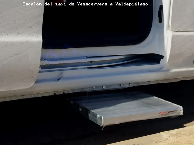 Taxi con escalón de Vegacervera a Valdepiélago