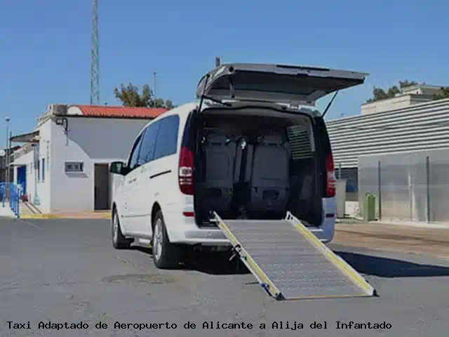 Taxi accesible de Alija del Infantado a Aeropuerto de Alicante