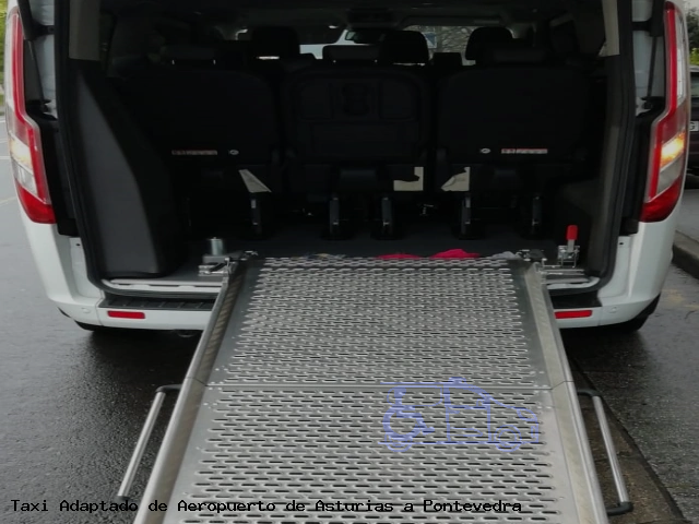 Taxi accesible de Pontevedra a Aeropuerto de Asturias