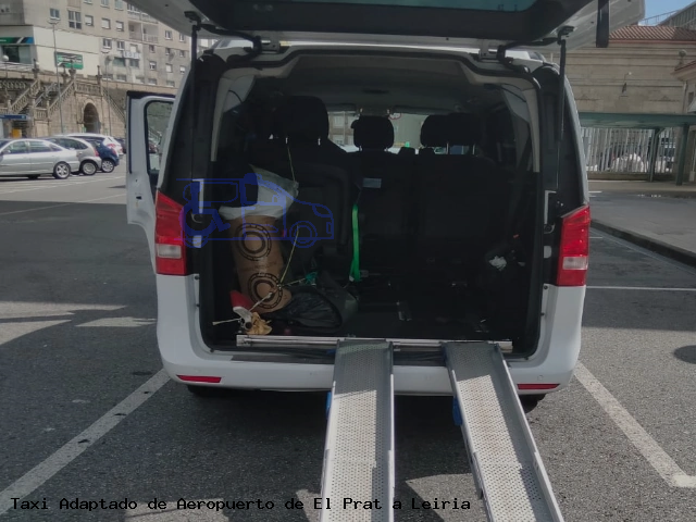 Taxi accesible de Leiria a Aeropuerto de El Prat