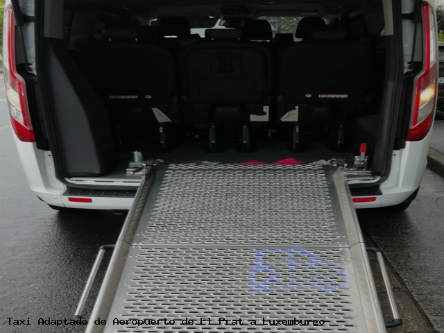 Taxi accesible de Luxemburgo a Aeropuerto de El Prat