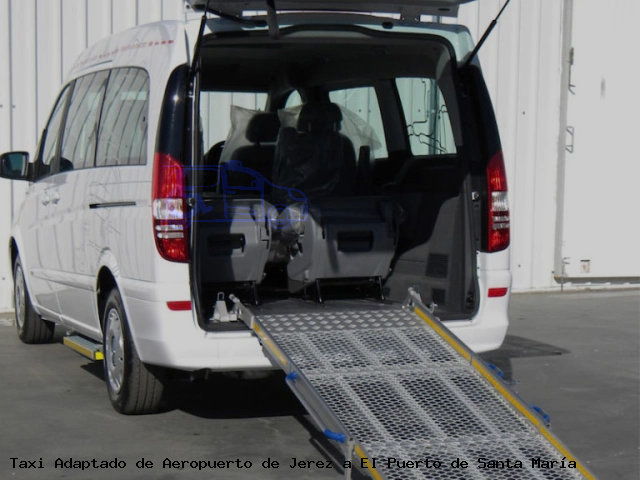 Taxi accesible de El Puerto de Santa María a Aeropuerto de Jerez