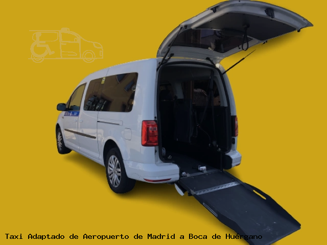 Taxi accesible de Boca de Huérgano a Aeropuerto de Madrid