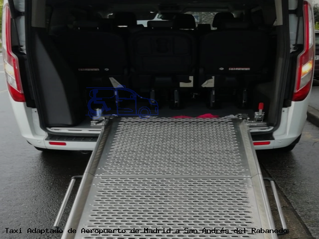 Taxi accesible de San Andrés del Rabanedo a Aeropuerto de Madrid