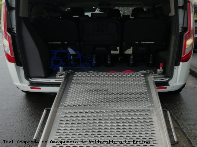 Taxi accesible de La Ercina a Aeropuerto de Valladolid