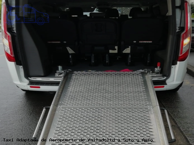Taxi accesible de Soto y Amío a Aeropuerto de Valladolid