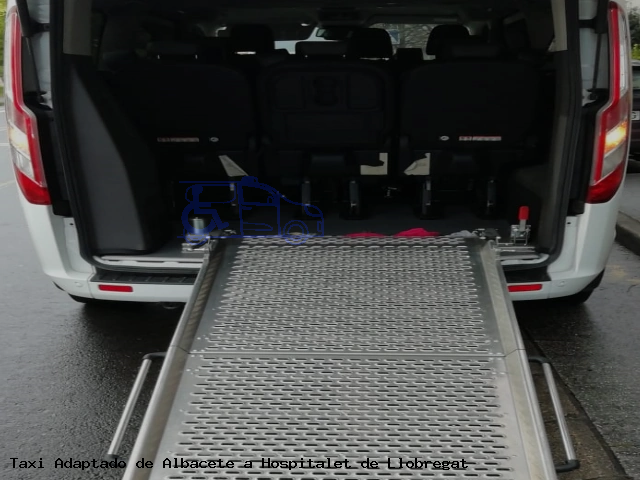 Taxi accesible de Hospitalet de Llobregat a Albacete