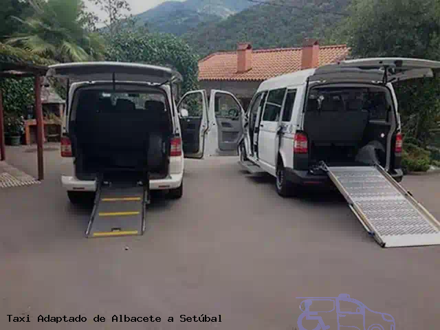 Taxi accesible de Setúbal a Albacete