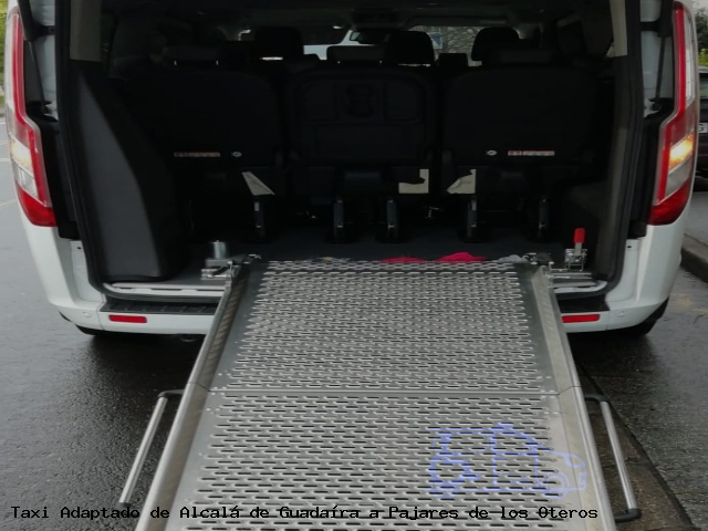 Taxi accesible de Pajares de los Oteros a Alcalá de Guadaíra
