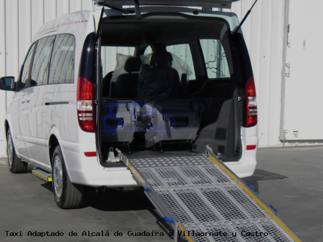 Taxi accesible de Villaornate y Castro a Alcalá de Guadaíra