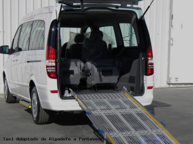 Taxi adaptado de Pontevedra a Algadefe