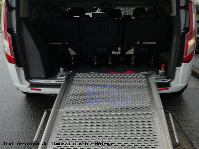 Taxi accesible de Vélez-Málaga a Almanza