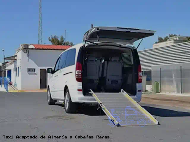 Taxi accesible de Cabañas Raras a Almería