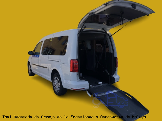 Taxi accesible de Aeropuerto de Málaga a Arroyo de la Encomienda