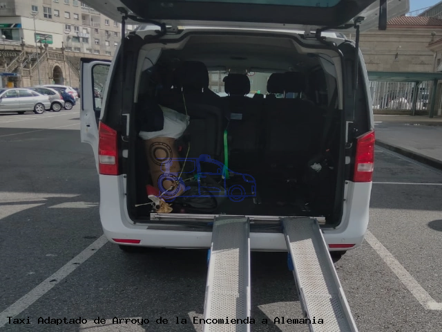 Taxi accesible de Alemania a Arroyo de la Encomienda