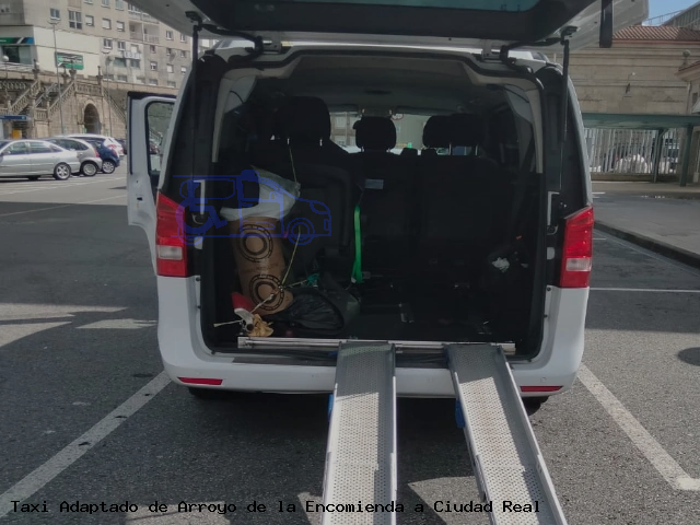 Taxi accesible de Ciudad Real a Arroyo de la Encomienda