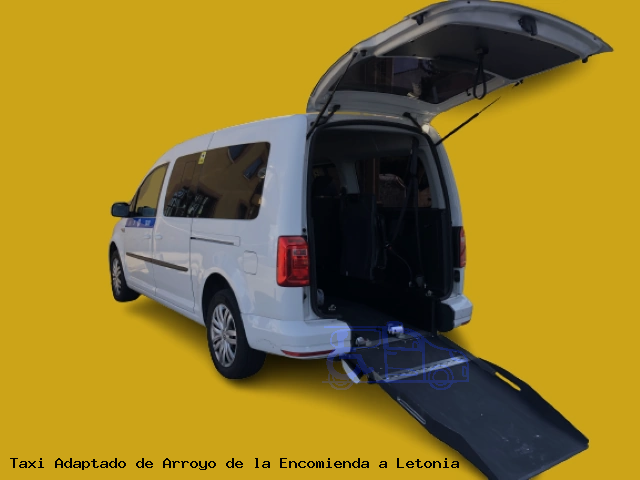 Taxi accesible de Letonia a Arroyo de la Encomienda
