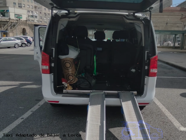 Taxi accesible de Lorca a Béjar