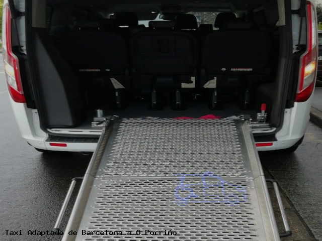 Taxi accesible de O Porriño a Barcelona