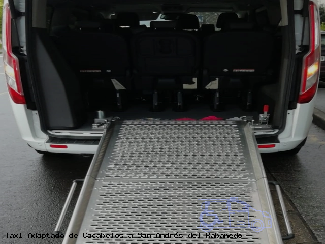 Taxi accesible de San Andrés del Rabanedo a Cacabelos