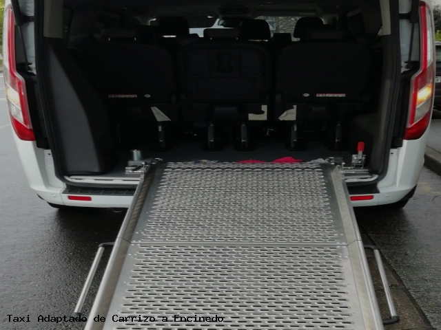 Taxi accesible de Encinedo a Carrizo
