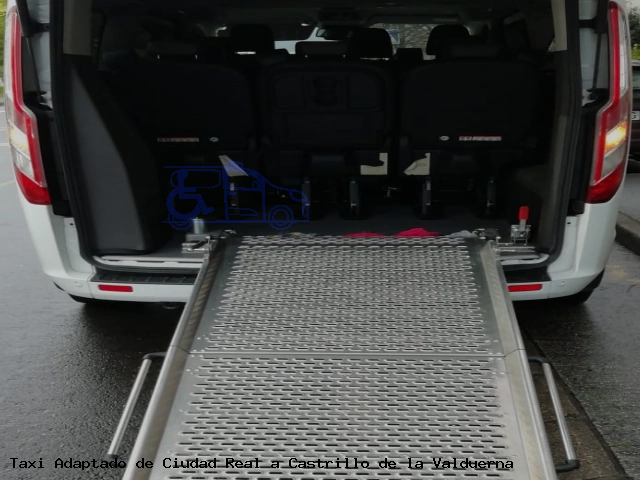 Taxi accesible de Castrillo de la Valduerna a Ciudad Real