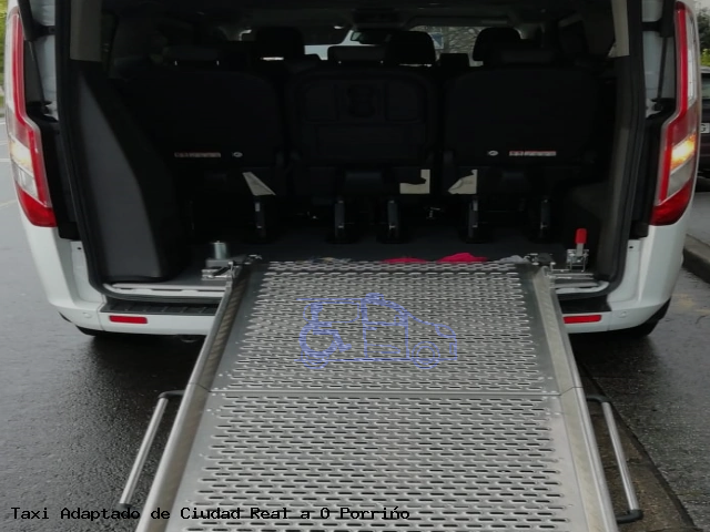 Taxi accesible de O Porriño a Ciudad Real