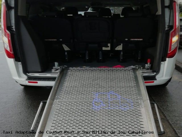 Taxi accesible de San Millán de los Caballeros a Ciudad Real