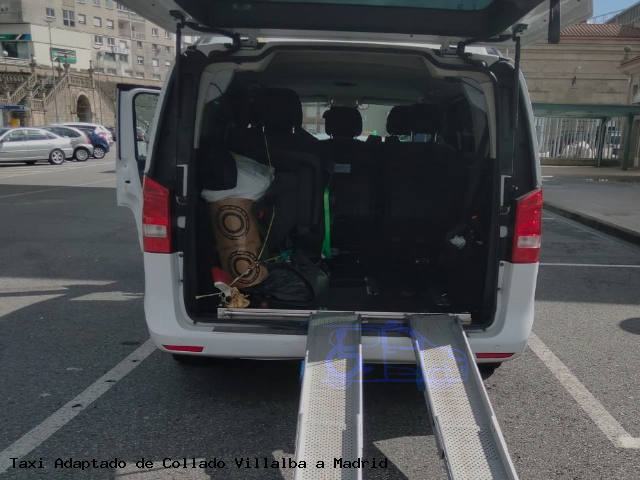 Taxi accesible de Madrid a Collado Villalba