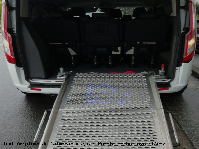 Taxi accesible de Puente de Domingo Flórez a Colmenar Viejo