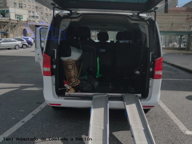 Taxi accesible de Berlín a Coslada