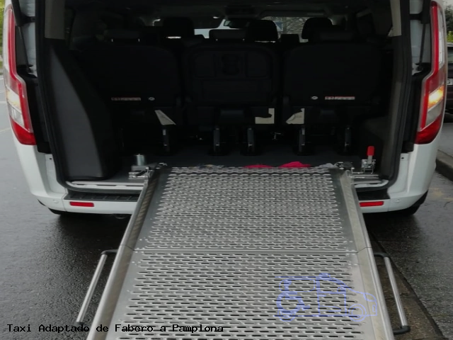 Taxi accesible de Pamplona a Fabero