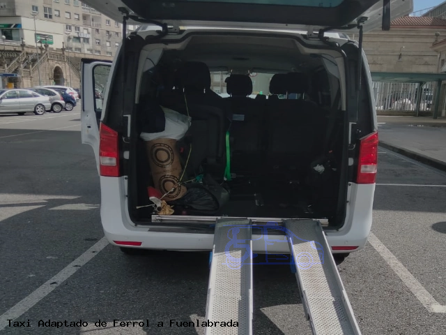 Taxi accesible de Fuenlabrada a Ferrol