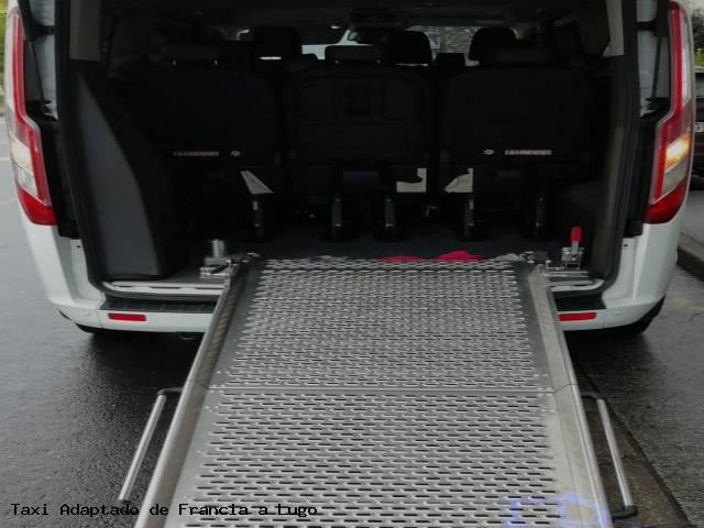 Taxi accesible de Lugo a Francia