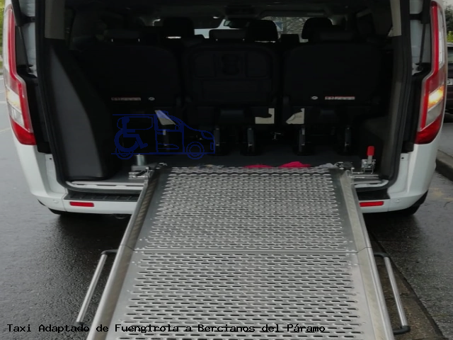 Taxi accesible de Bercianos del Páramo a Fuengirola