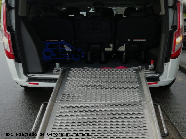 Taxi accesible de Granada a Gerona