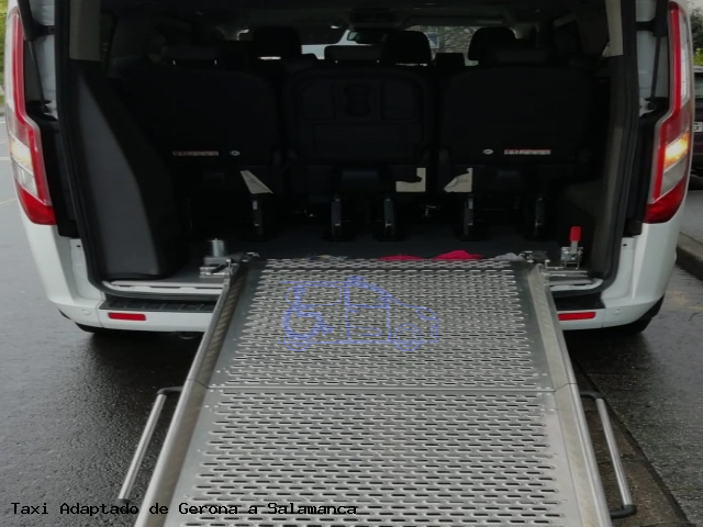 Taxi accesible de Salamanca a Gerona