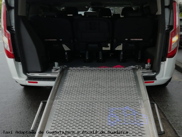 Taxi accesible de Alcalá de Guadaíra a Guadalajara